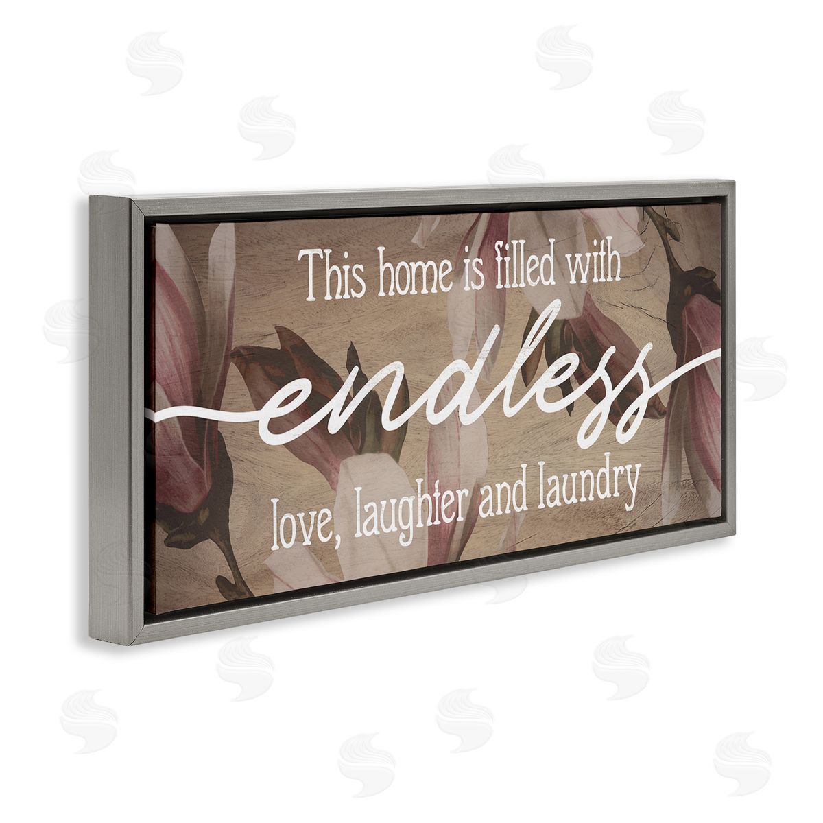Stupell Studio Endless Love Laughter Laundry Phrase