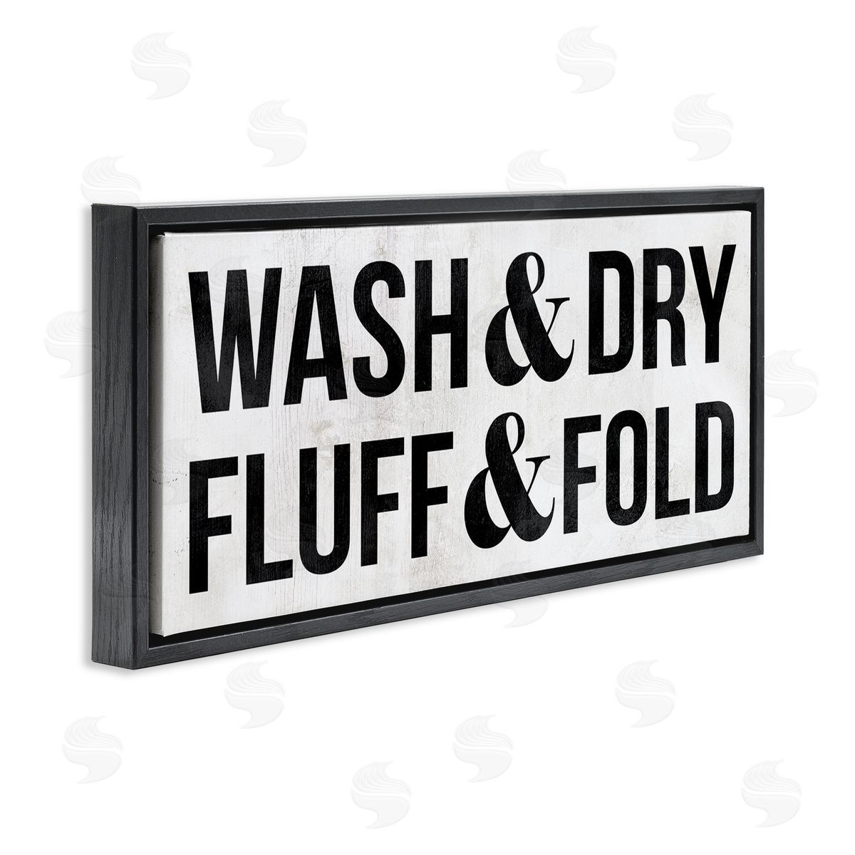 Stupell Studio Wash Dry Fluff Fold Laundry Sign