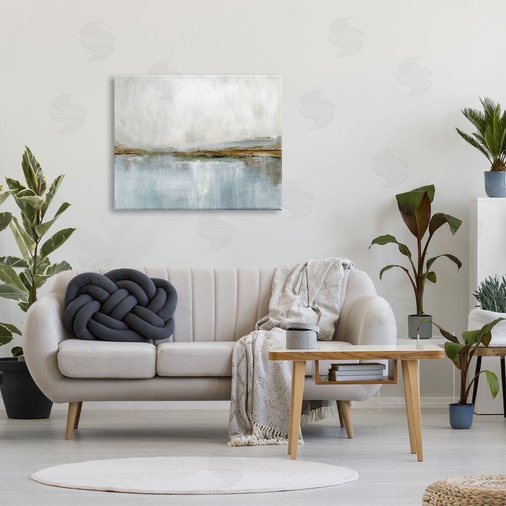 Nan Cloudy Abstract Landscape Scene