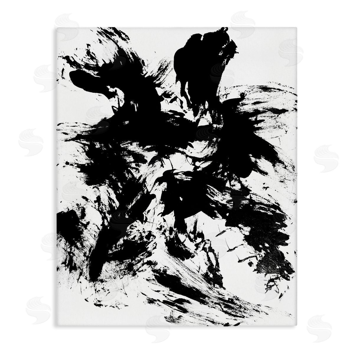 Allan fr_sideiedlander Contemporary Black Ink Strokes