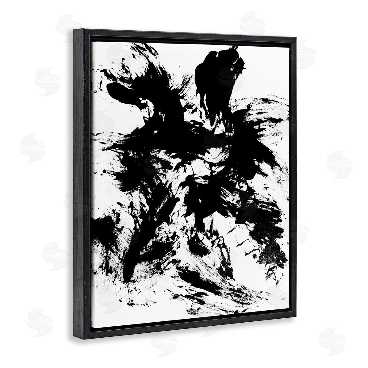Allan fr_sideiedlander Contemporary Black Ink Strokes