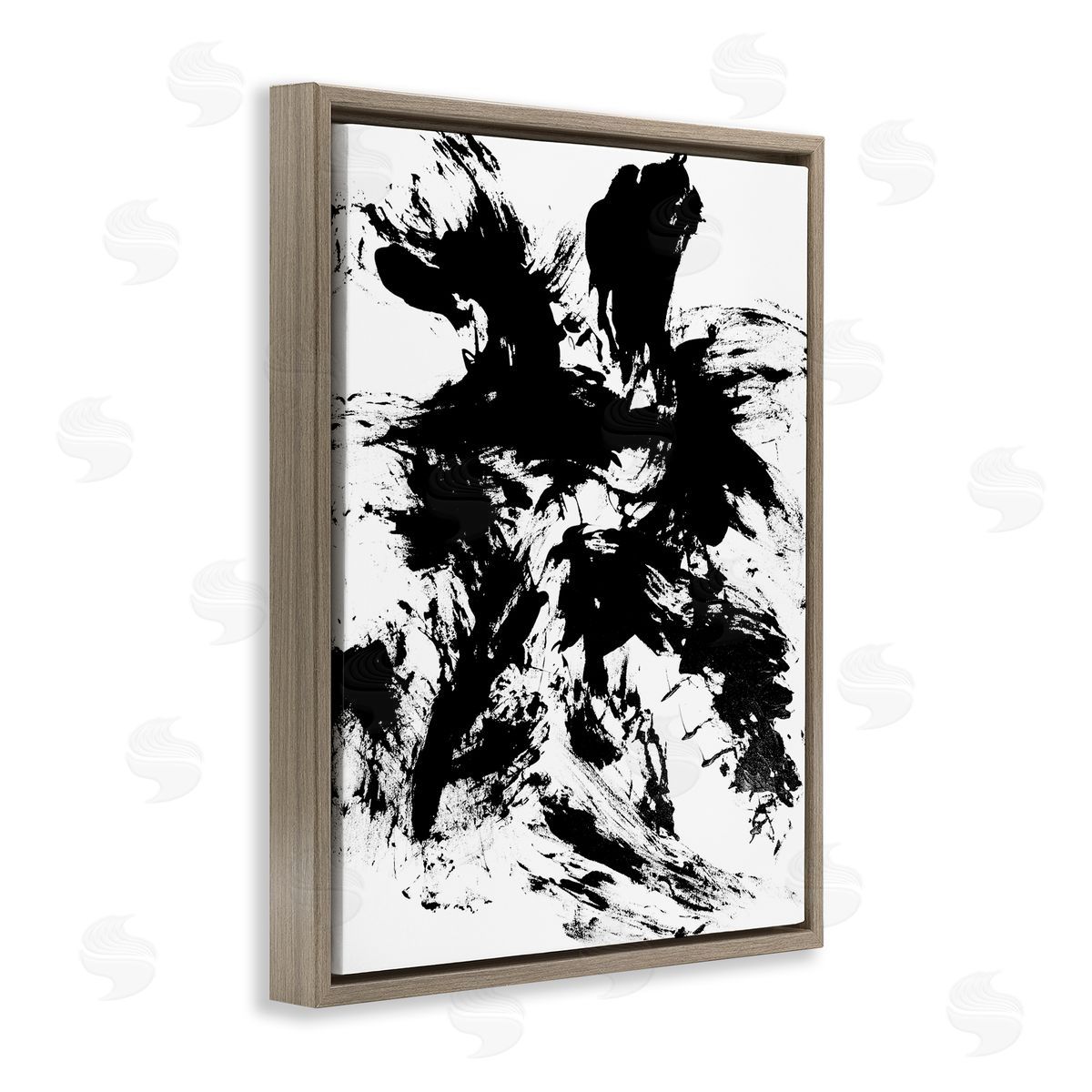 Allan fr_sideiedlander Contemporary Black Ink Strokes