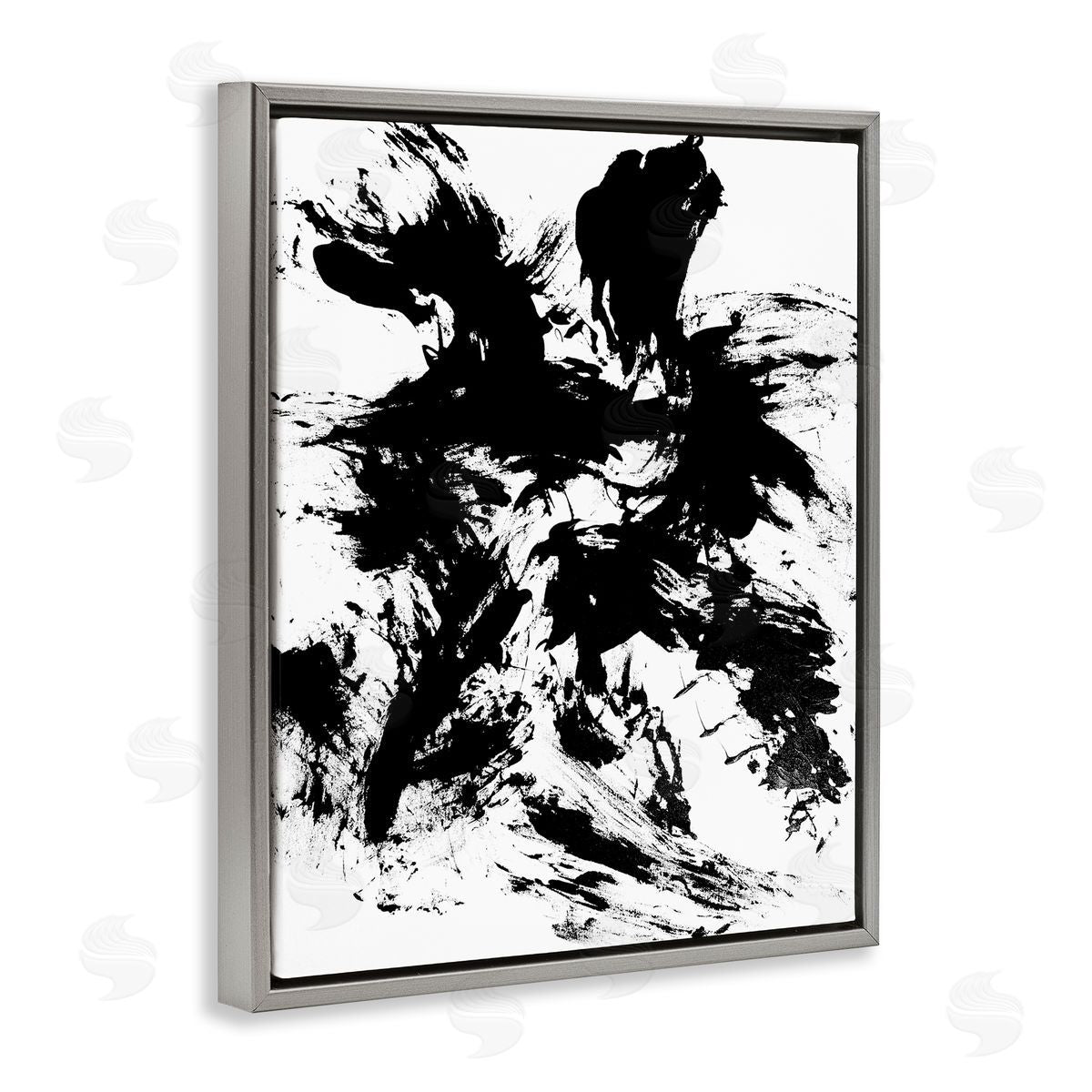 Allan fr_sideiedlander Contemporary Black Ink Strokes