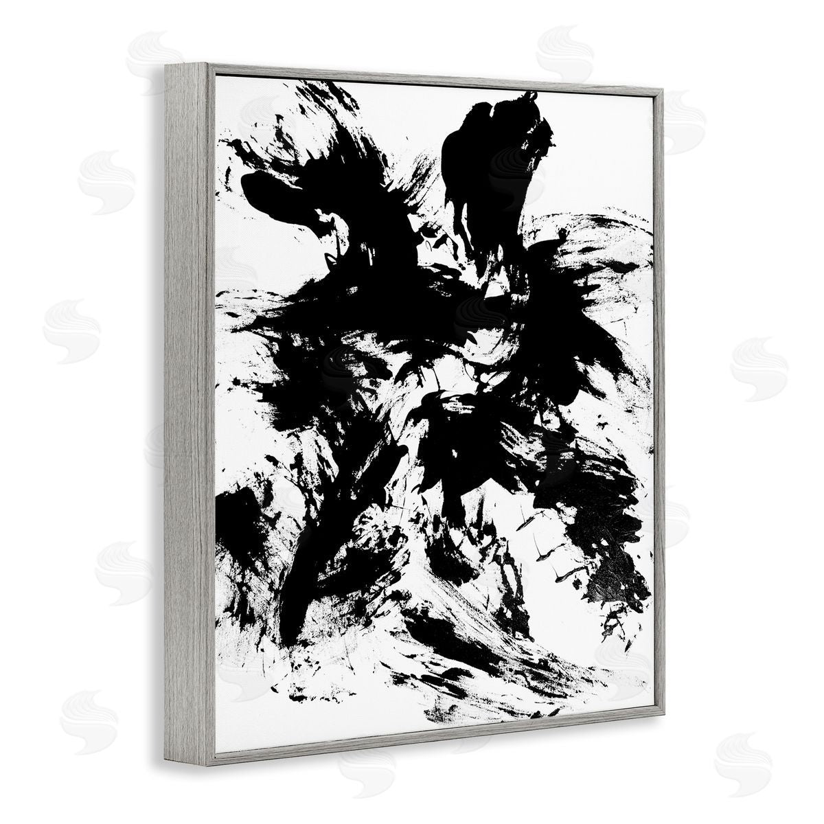 Allan fr_sideiedlander Contemporary Black Ink Strokes