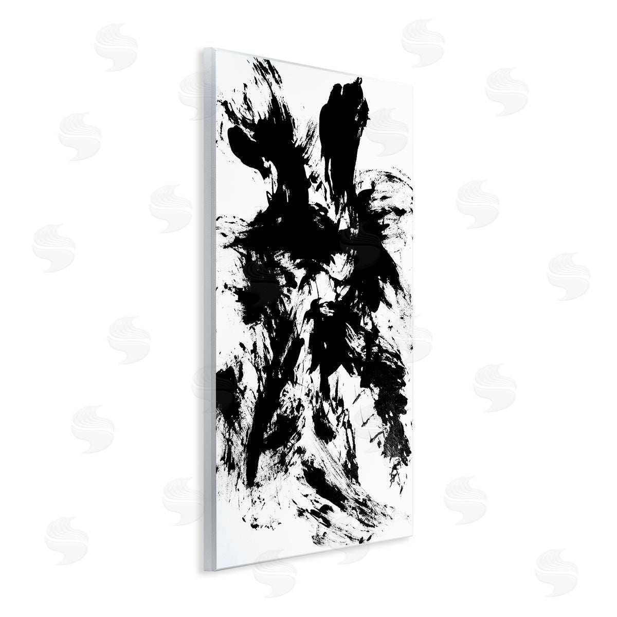 Allan fr_sideiedlander Contemporary Black Ink Strokes