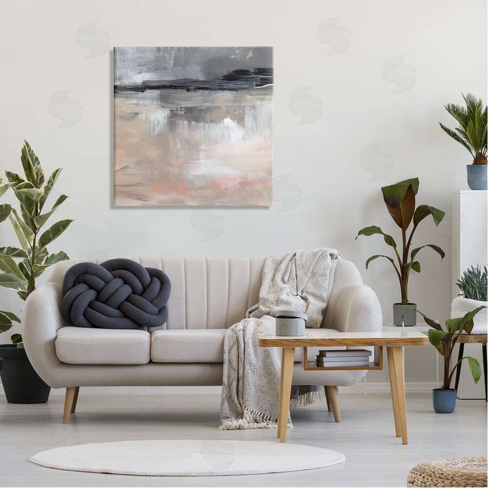 Jennifer Paxton Parker Modern Lake Reflection Scenery Canvas Wall Art in Room