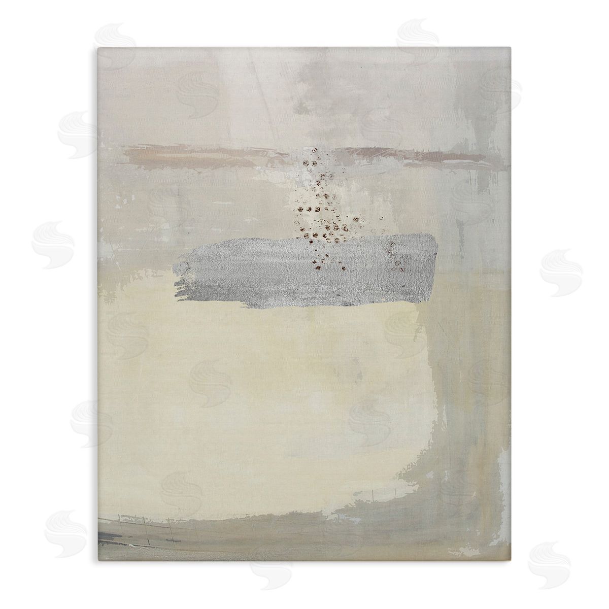 Karen Smith Beige Modern Abstract Arrangement