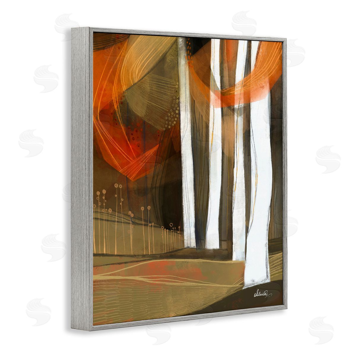 Ishita Banerjee Modern Field Landscape Trees