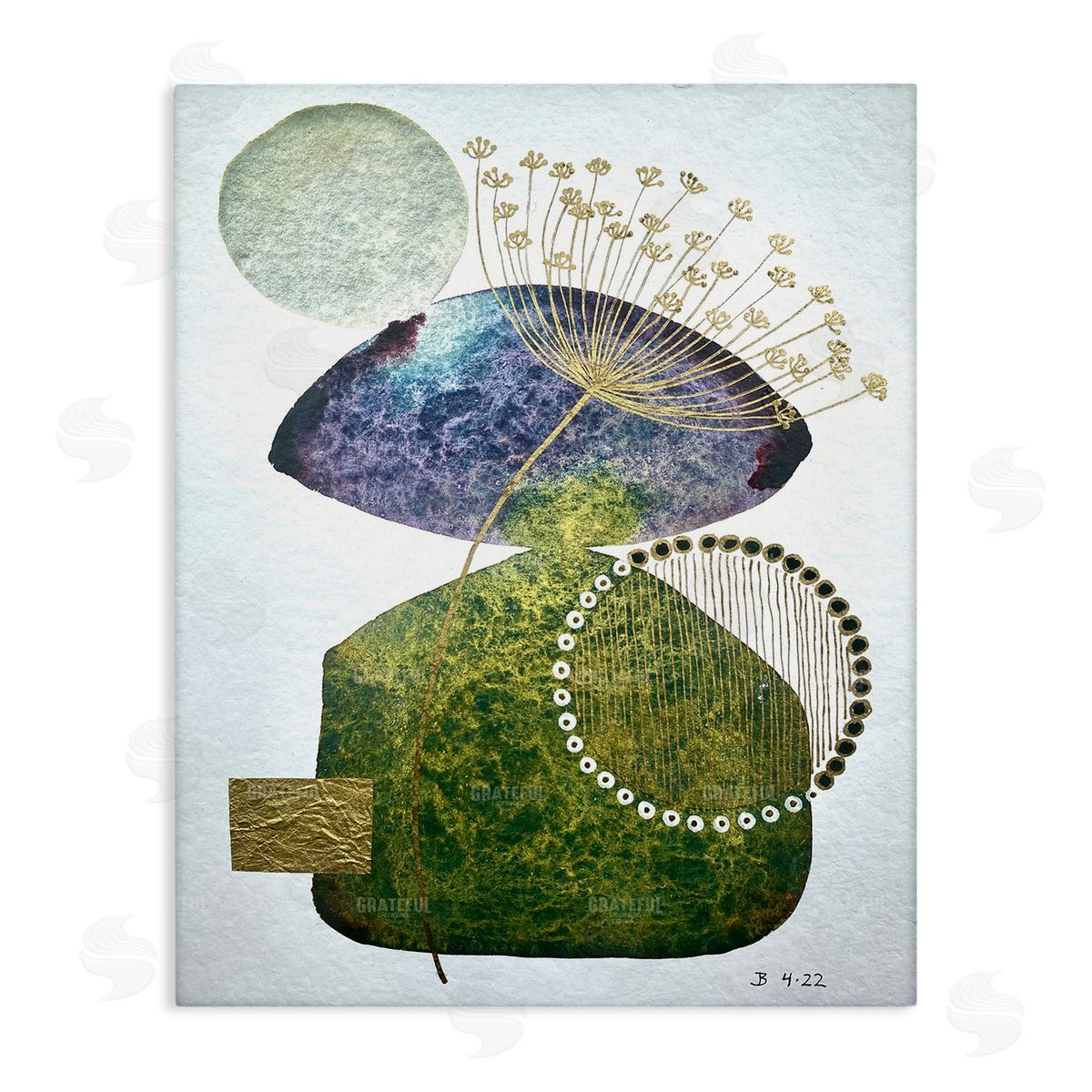 Jocelyn Benford Mossy Botanical Contemporary Nature