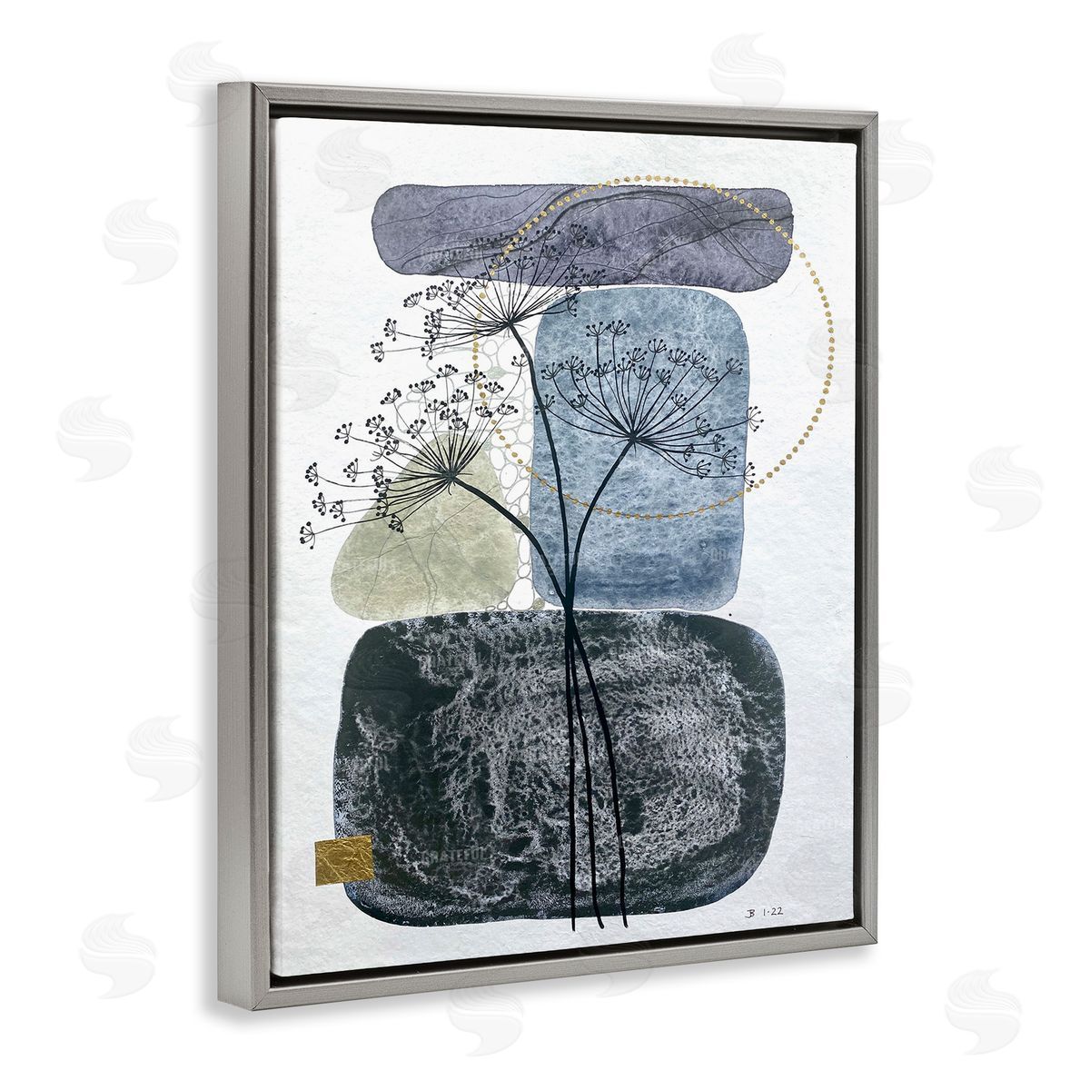 Jocelyn Benford Modern Layered Botanical Pebbles