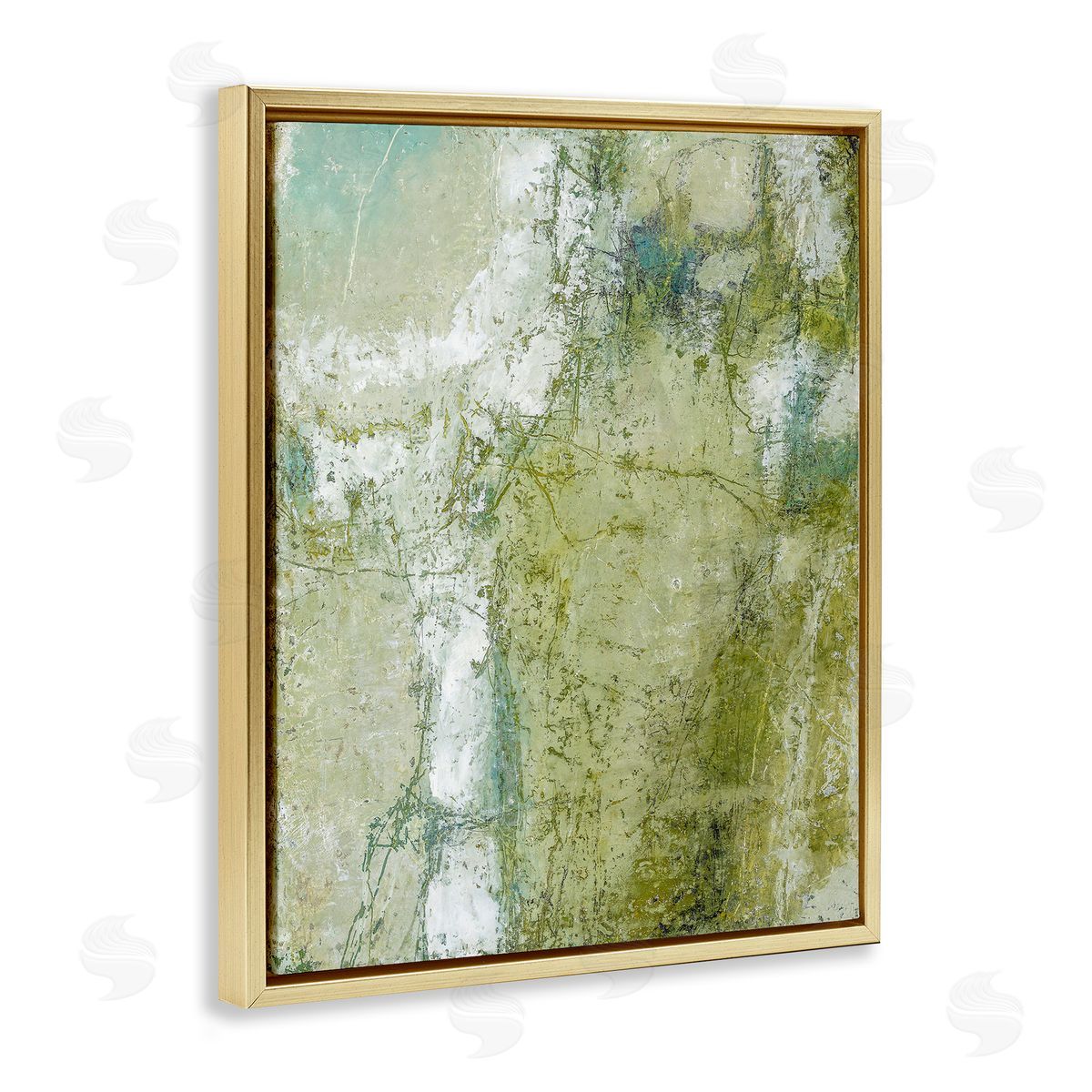 Carole Leslie Jagged Abstract Composition