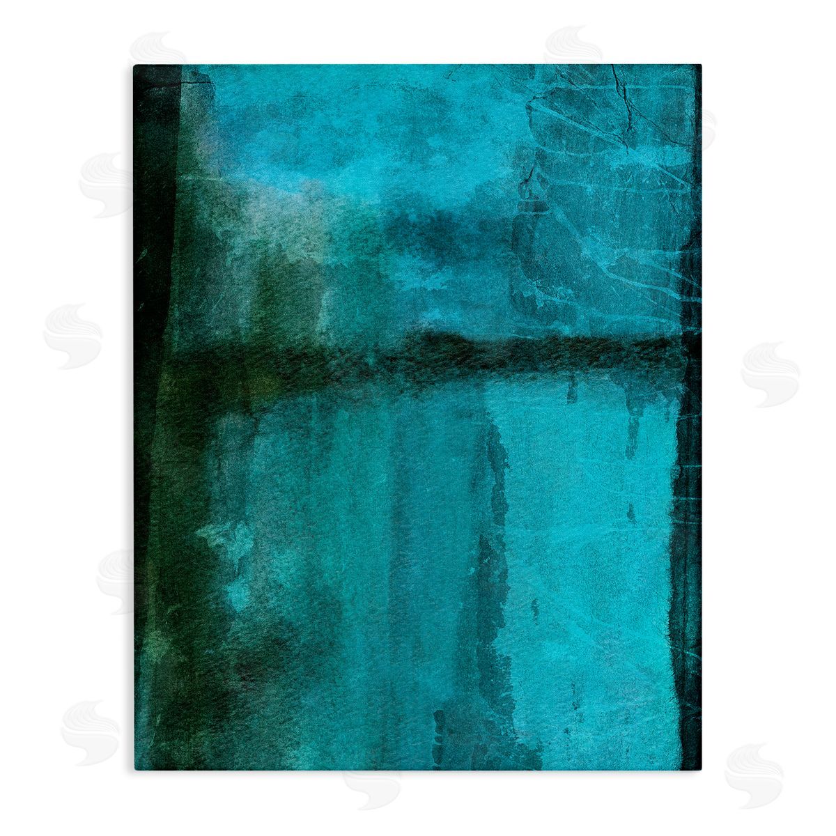 Michelle Oppenheimer Abstract Blue Lake Landscape