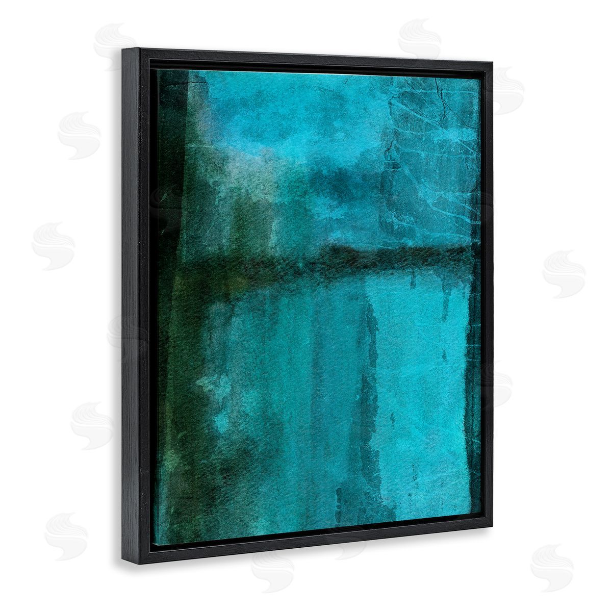 Michelle Oppenheimer Abstract Blue Lake Landscape