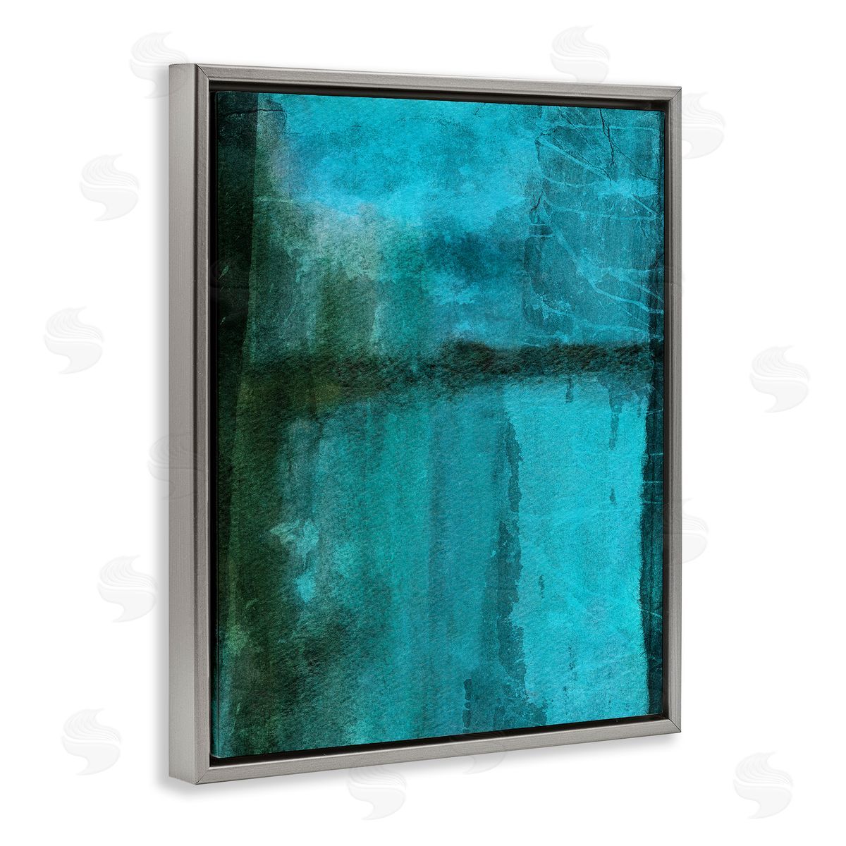 Michelle Oppenheimer Abstract Blue Lake Landscape