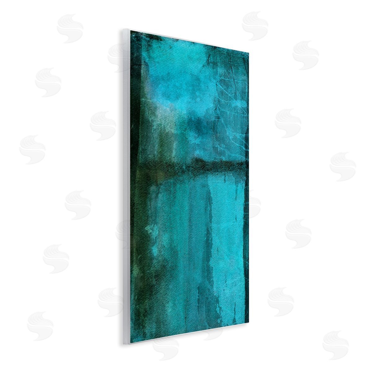 Michelle Oppenheimer Abstract Blue Lake Landscape