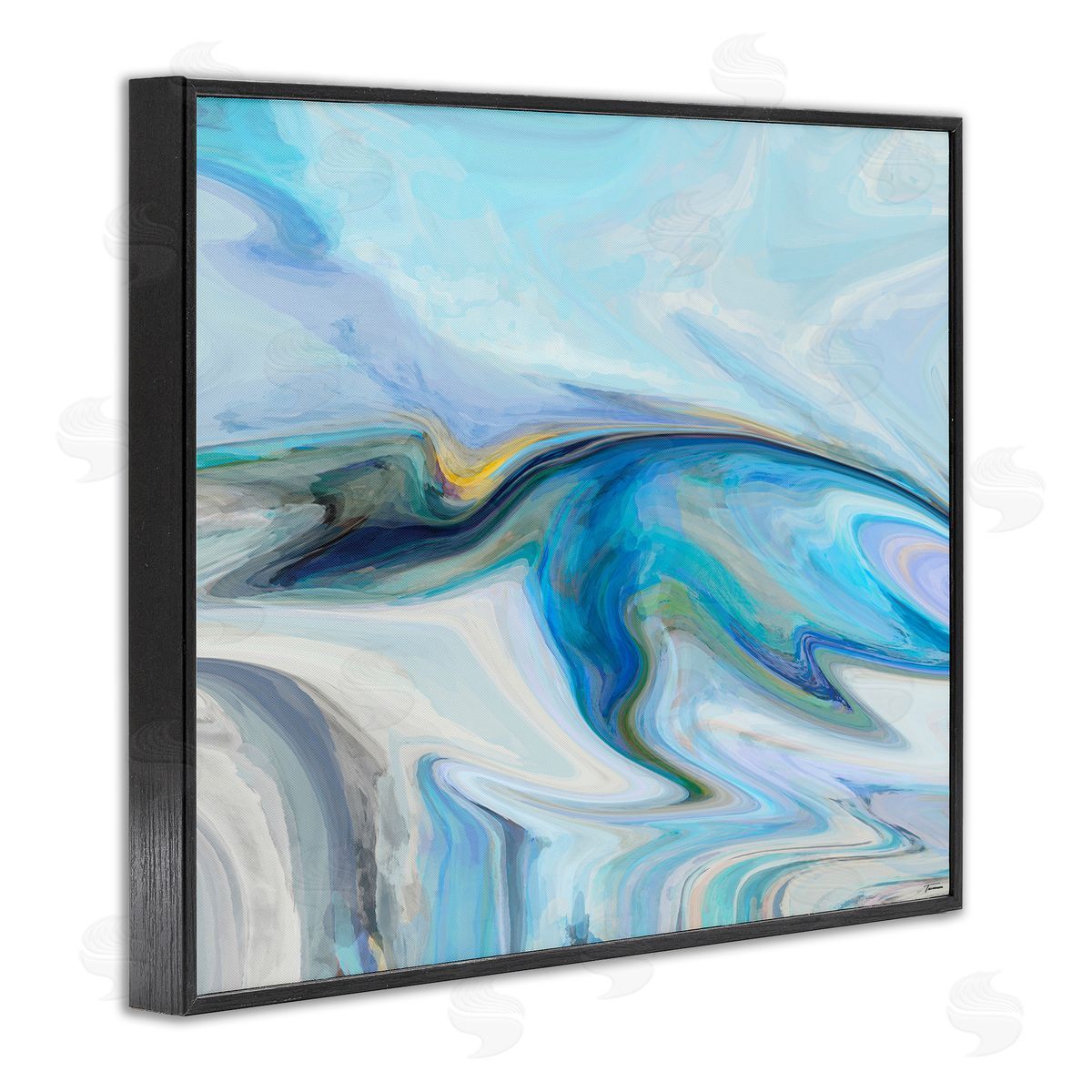 Michael Tienhaara Fluid Blue Contemporary Composition