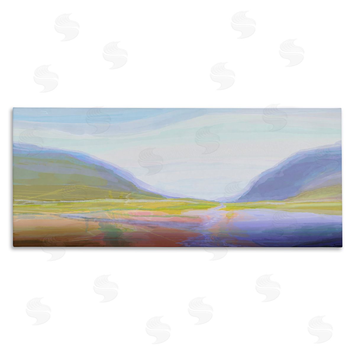 Michael Tienhaara Soothing Abstract Nature Hills Landscape