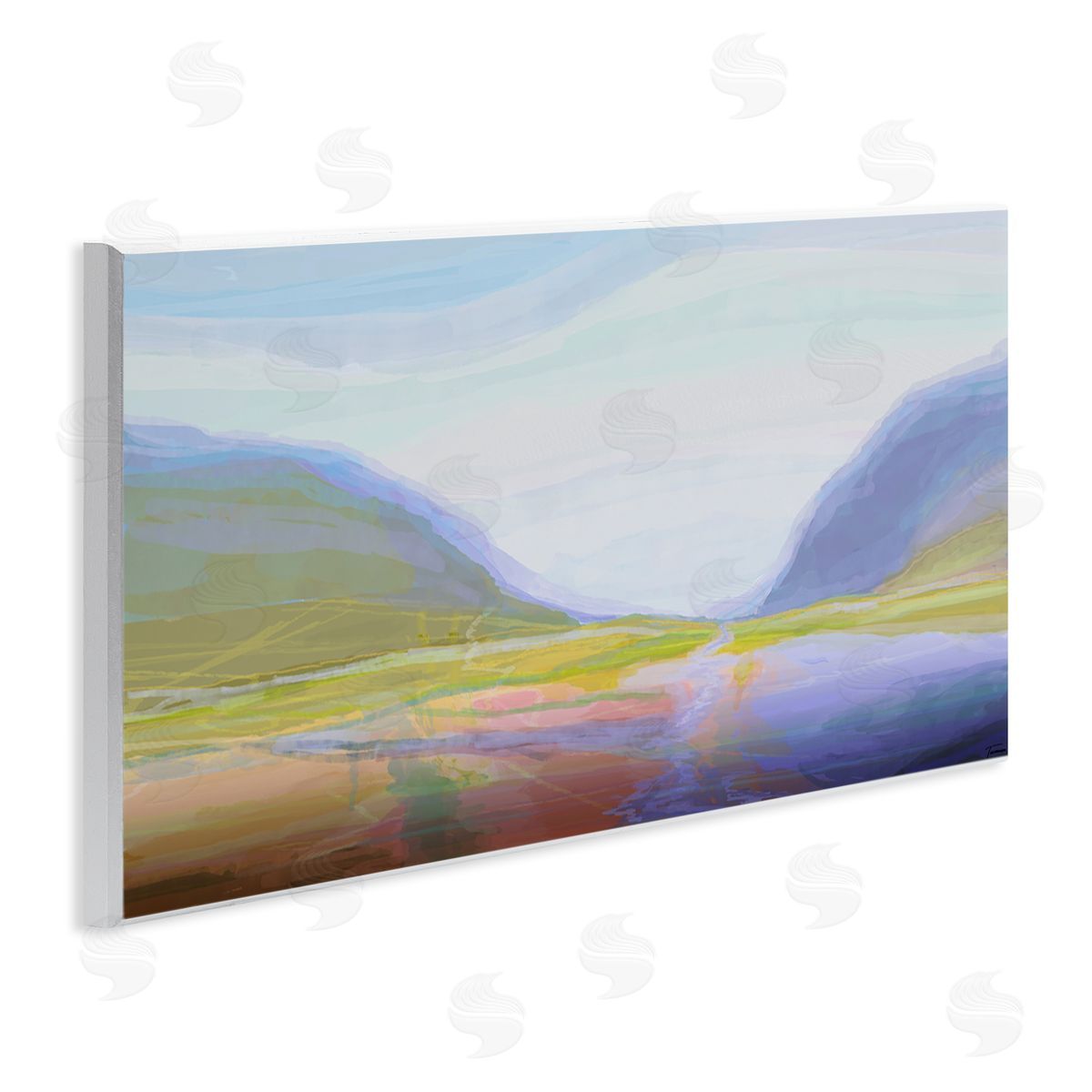 Michael Tienhaara Soothing Abstract Nature Hills Landscape