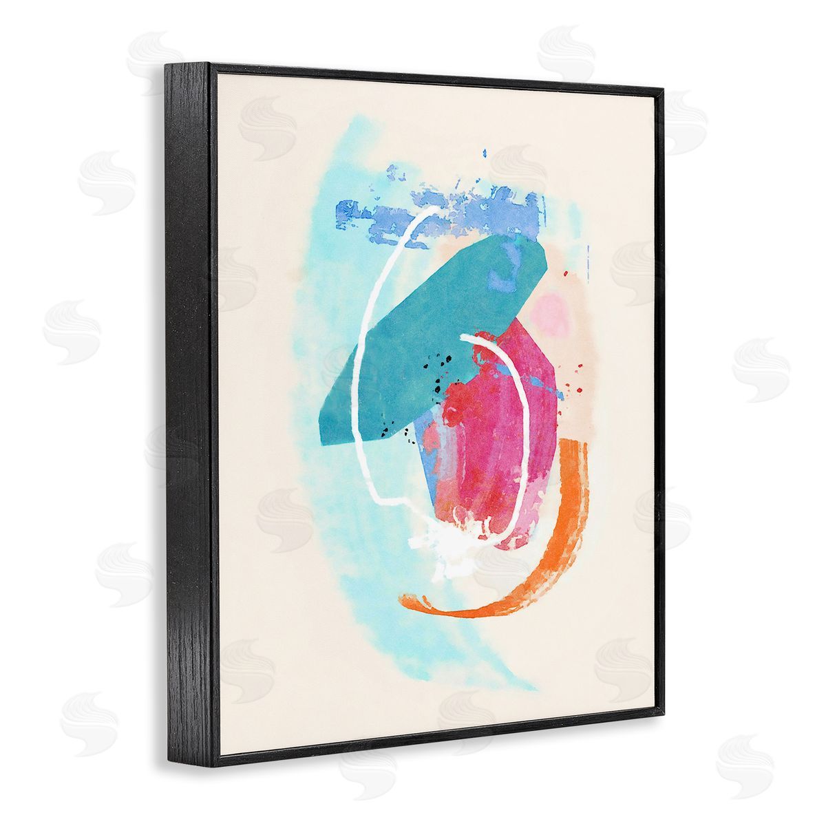 Suzanne Nicoll Modern Blue Pink Shapes