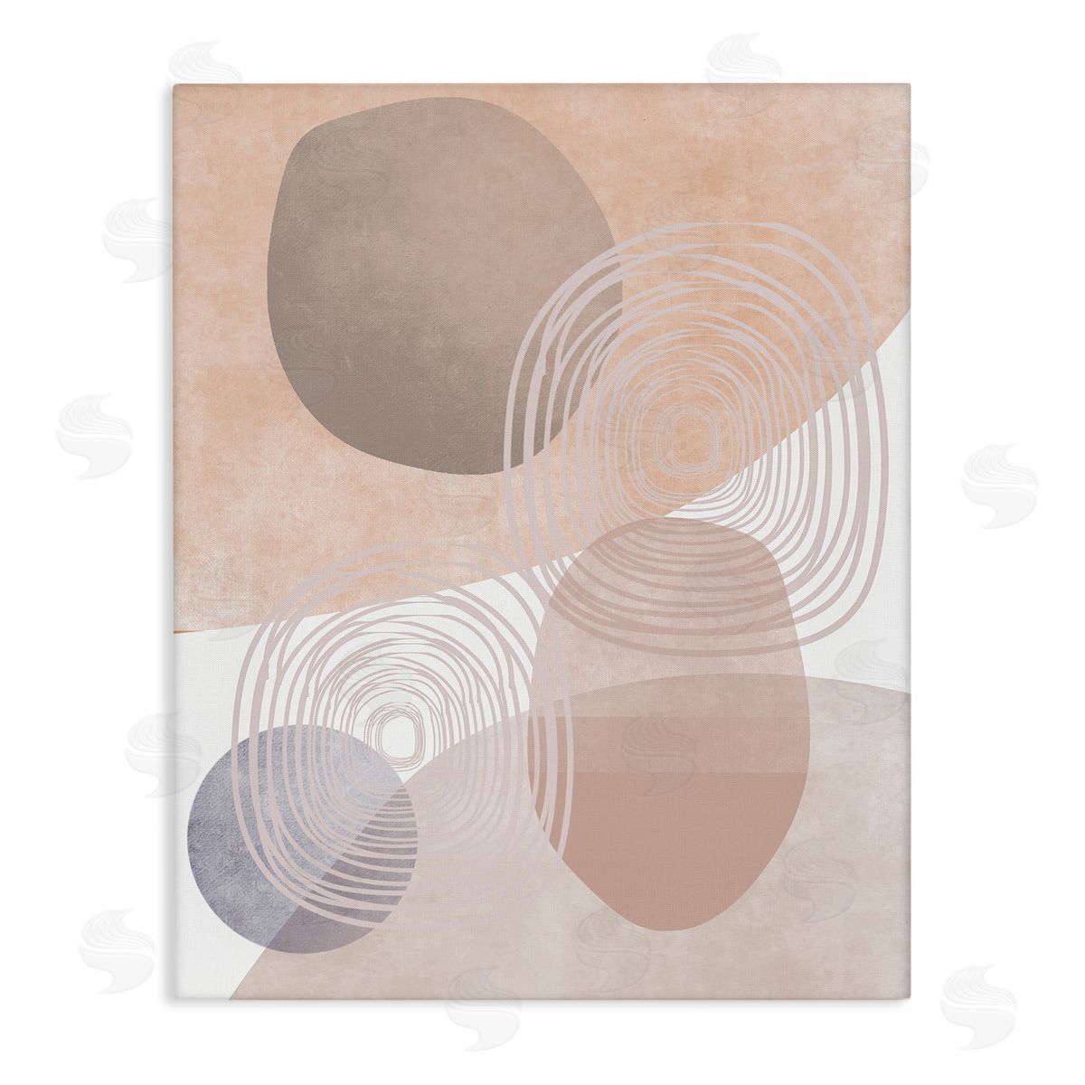Stupell Studio Spiraled Pastel Round Shapes