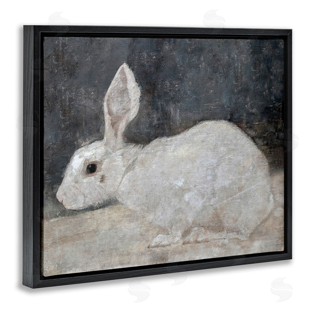 Lettered and Lined White Rabbit Bunny Classic