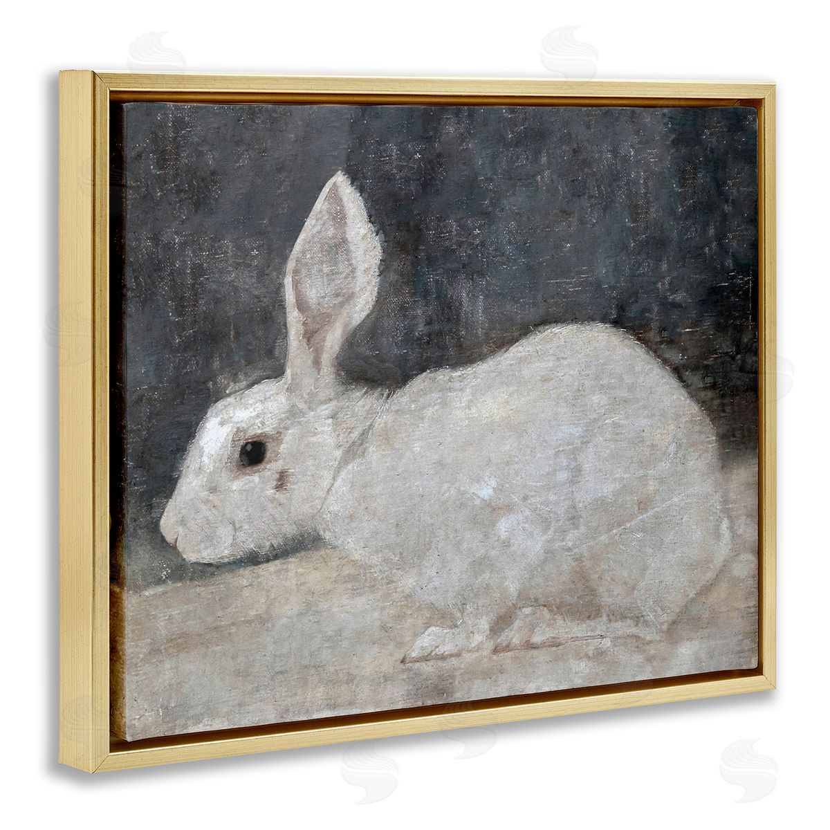 Lettered and Lined White Rabbit Bunny Classic