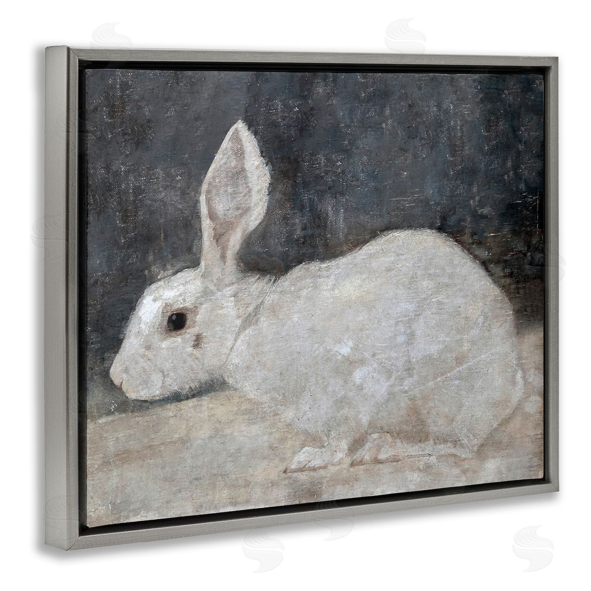 Lettered and Lined White Rabbit Bunny Classic