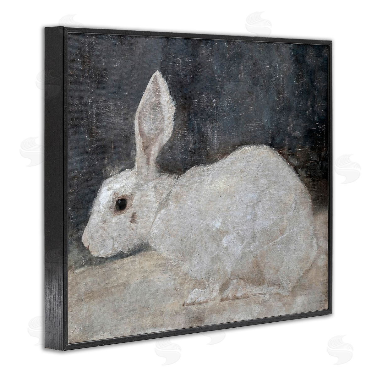 Lettered and Lined White Rabbit Bunny Classic