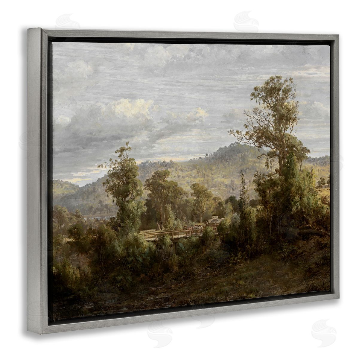 Lettered and Lined Classic Nature Woodland View