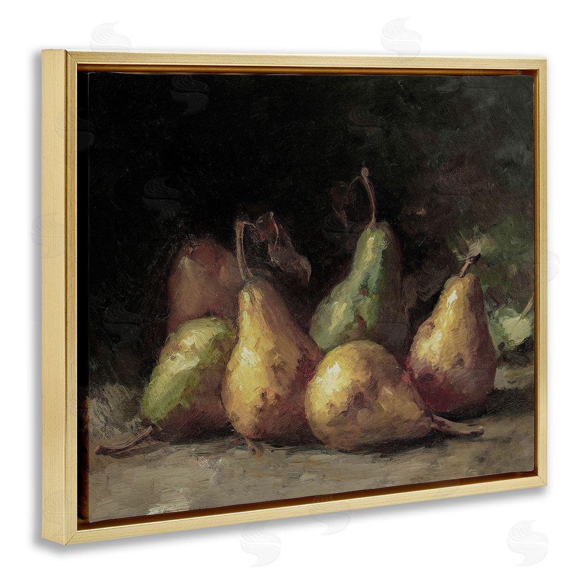 Lettered and Lined Classic Pears Still Life