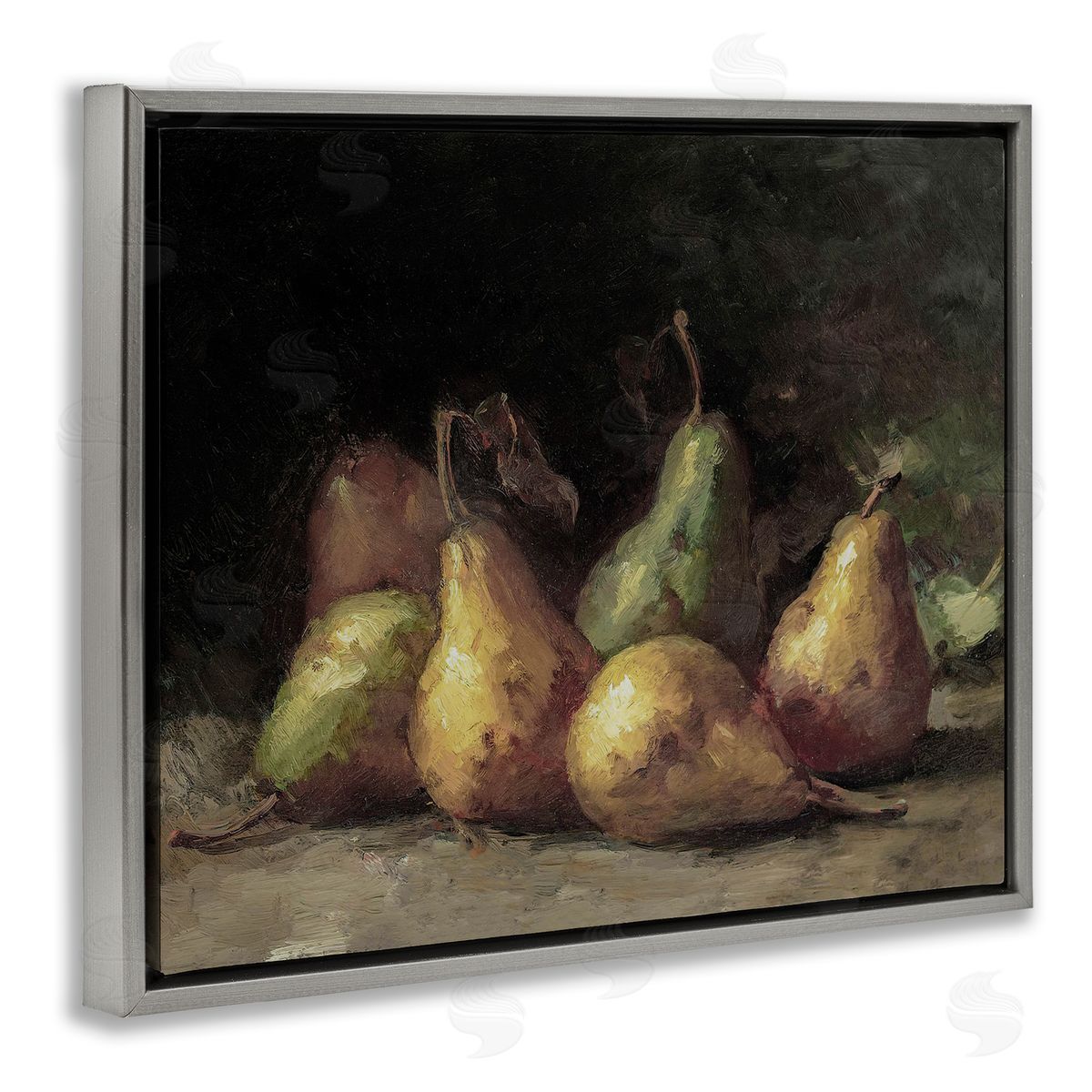 Lettered and Lined Classic Pears Still Life