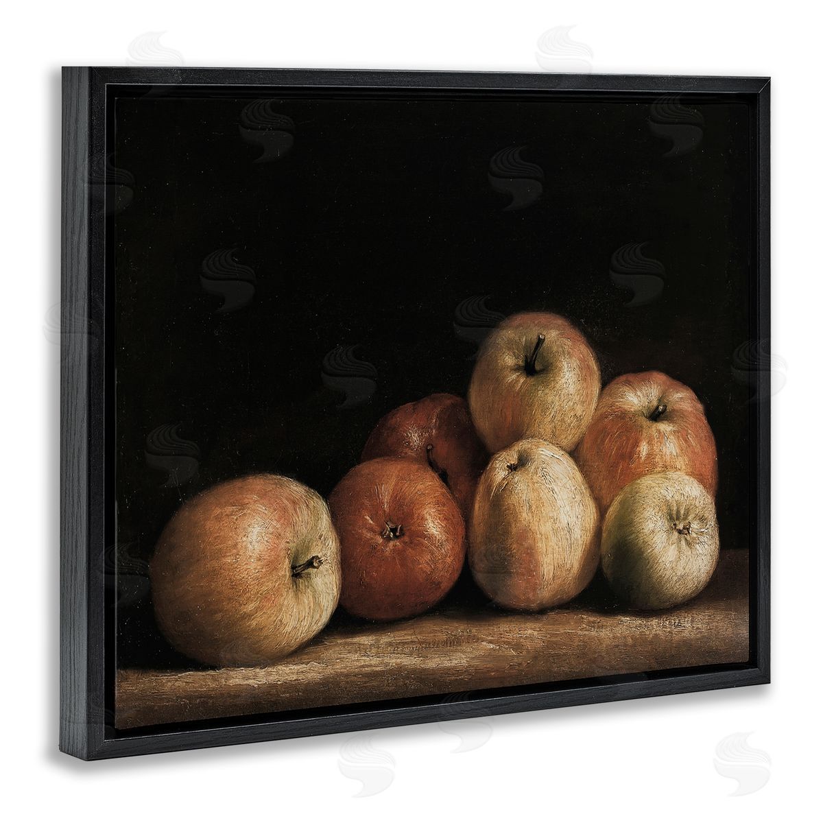 Lettered and Lined Classic Apple Vintage Still Life