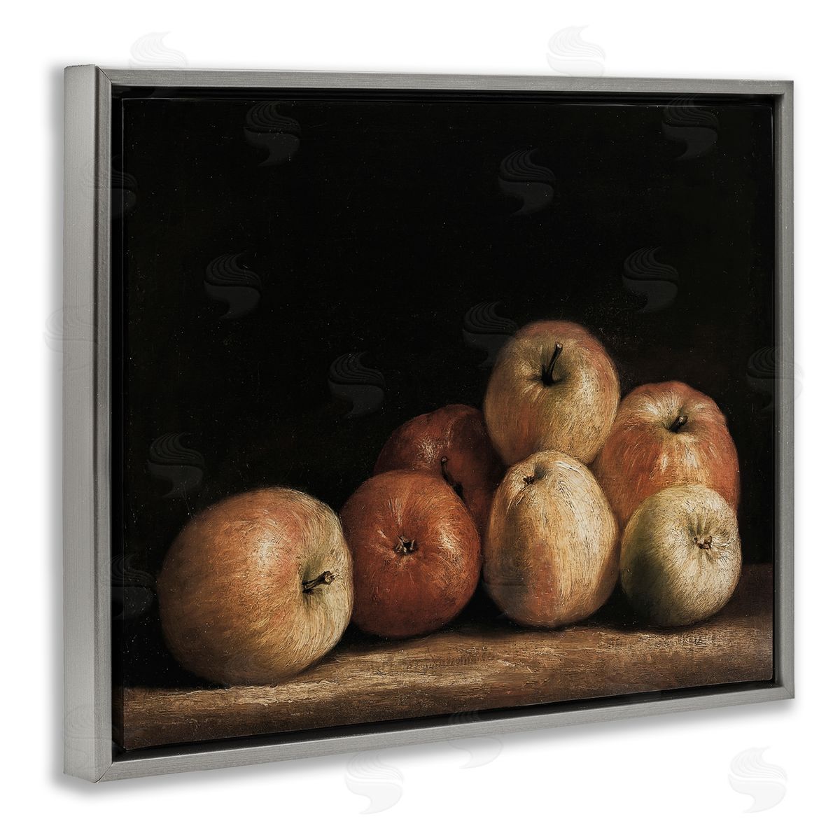 Lettered and Lined Classic Apple Vintage Still Life