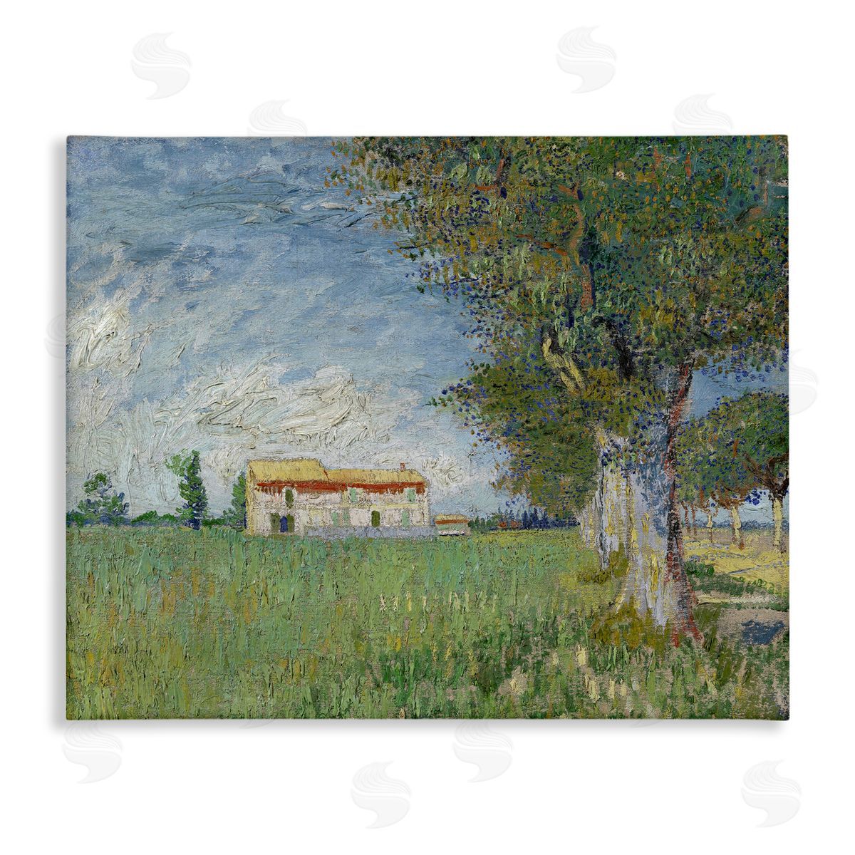 one1000paintings Farmhouse In The Corn Van Gogh Landscape