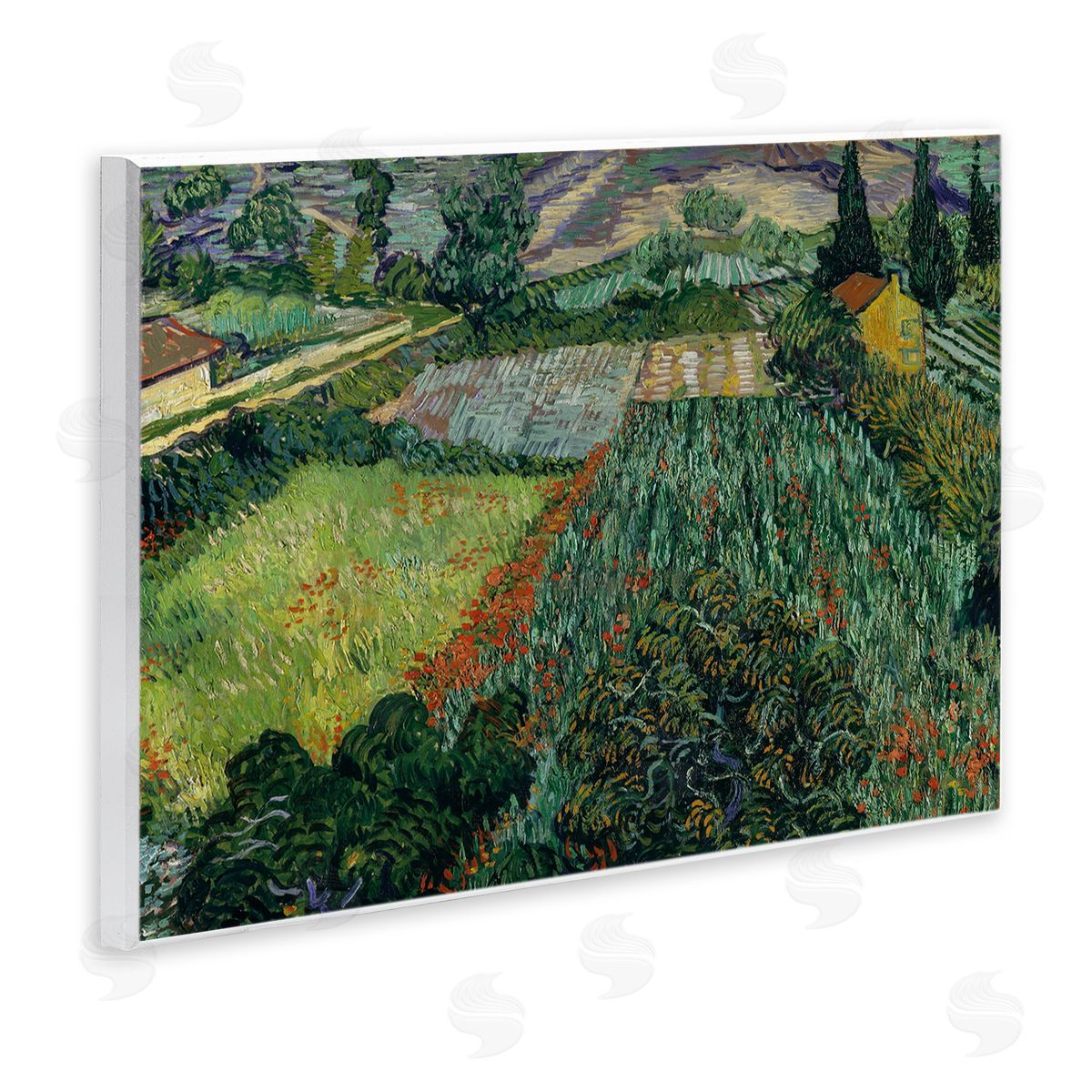 one1000paintings Field With Poppies Van Gogh Rural Scenery