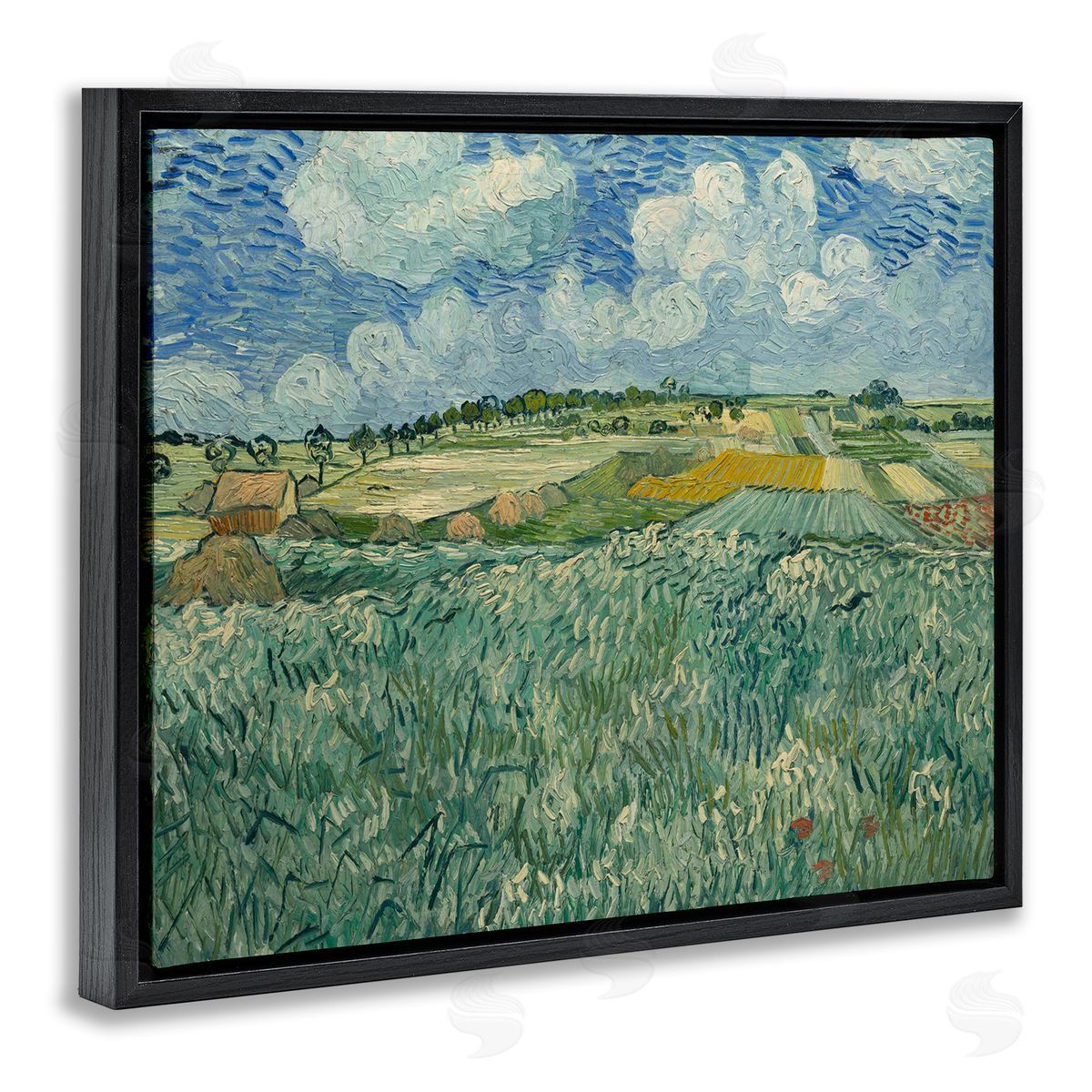 one1000paintings Plain Near Auvers With Rain Clouds Van Gogh