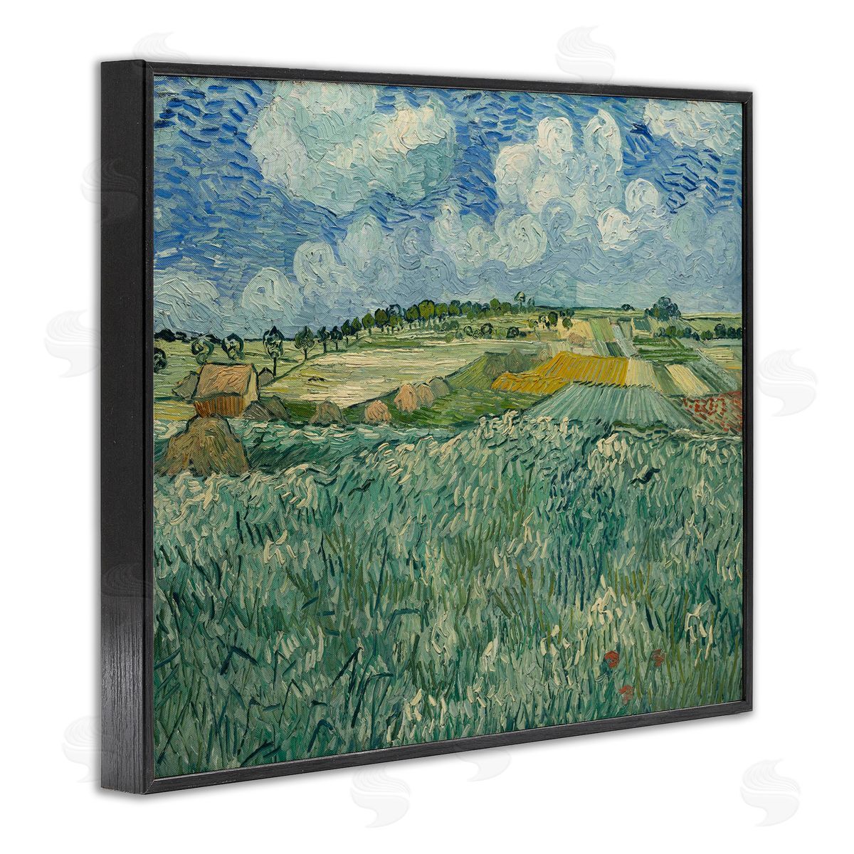 one1000paintings Plain Near Auvers With Rain Clouds Van Gogh
