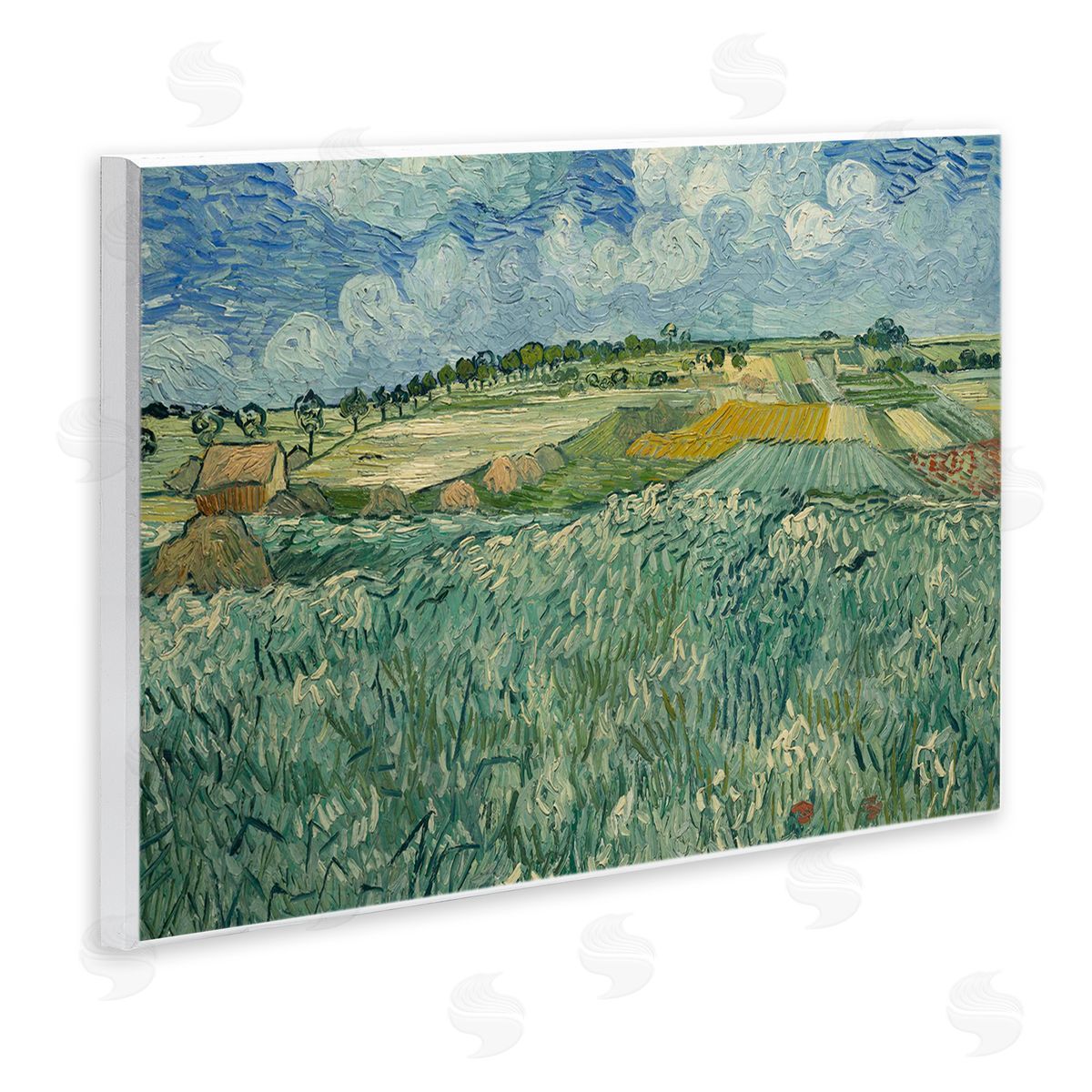 one1000paintings Plain Near Auvers With Rain Clouds Van Gogh