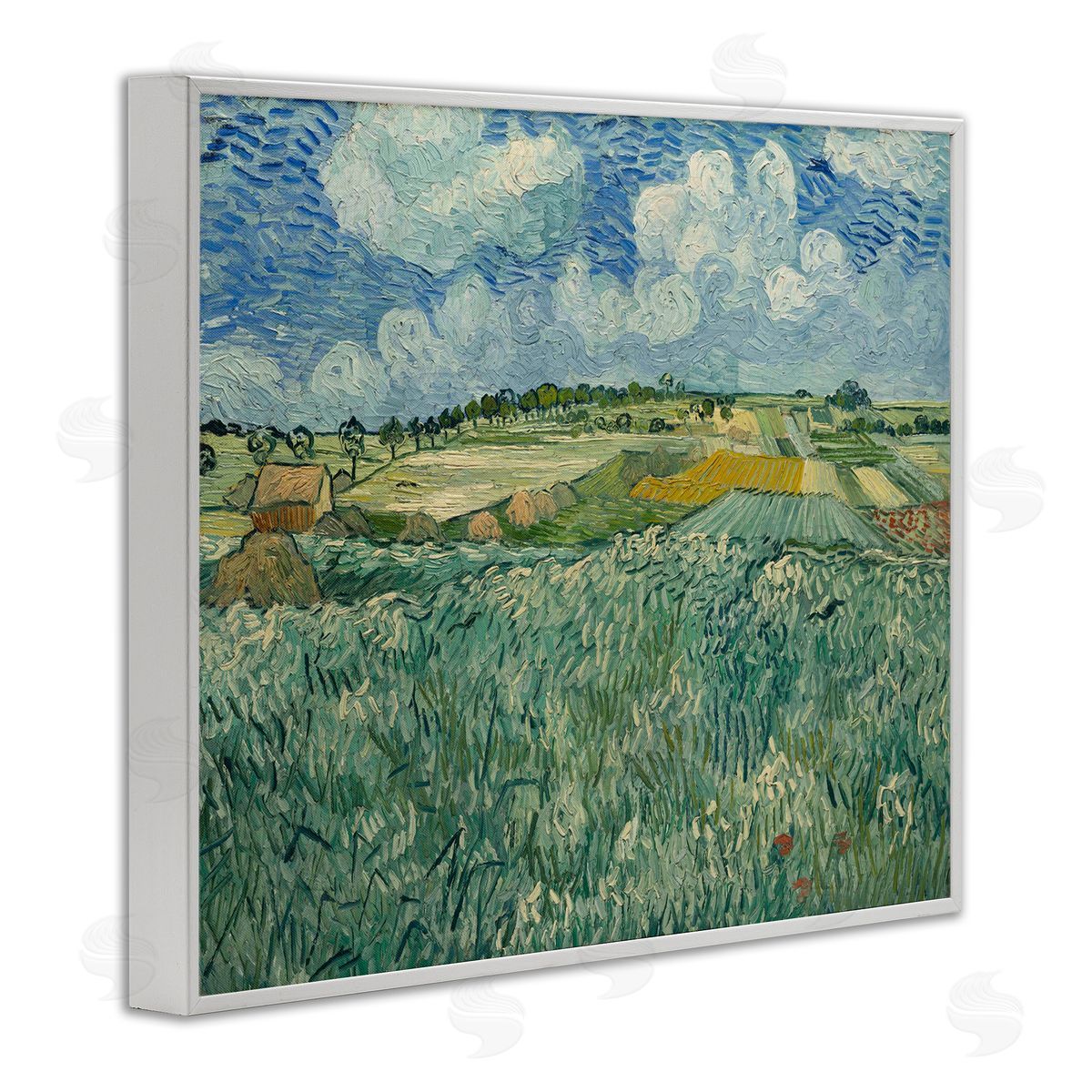 one1000paintings Plain Near Auvers With Rain Clouds Van Gogh