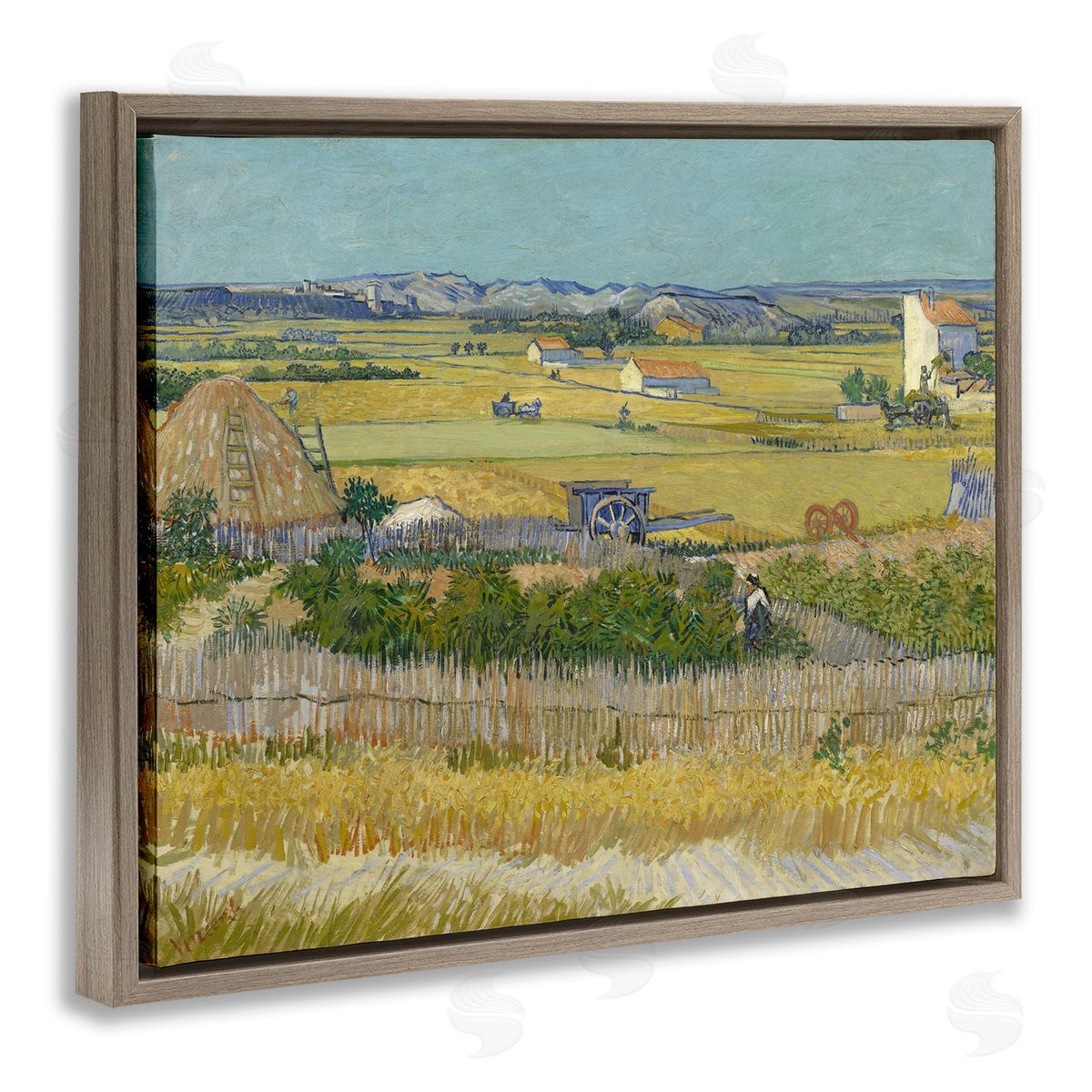 one1000paintings The Harvest Van Gogh Farmland Landscape