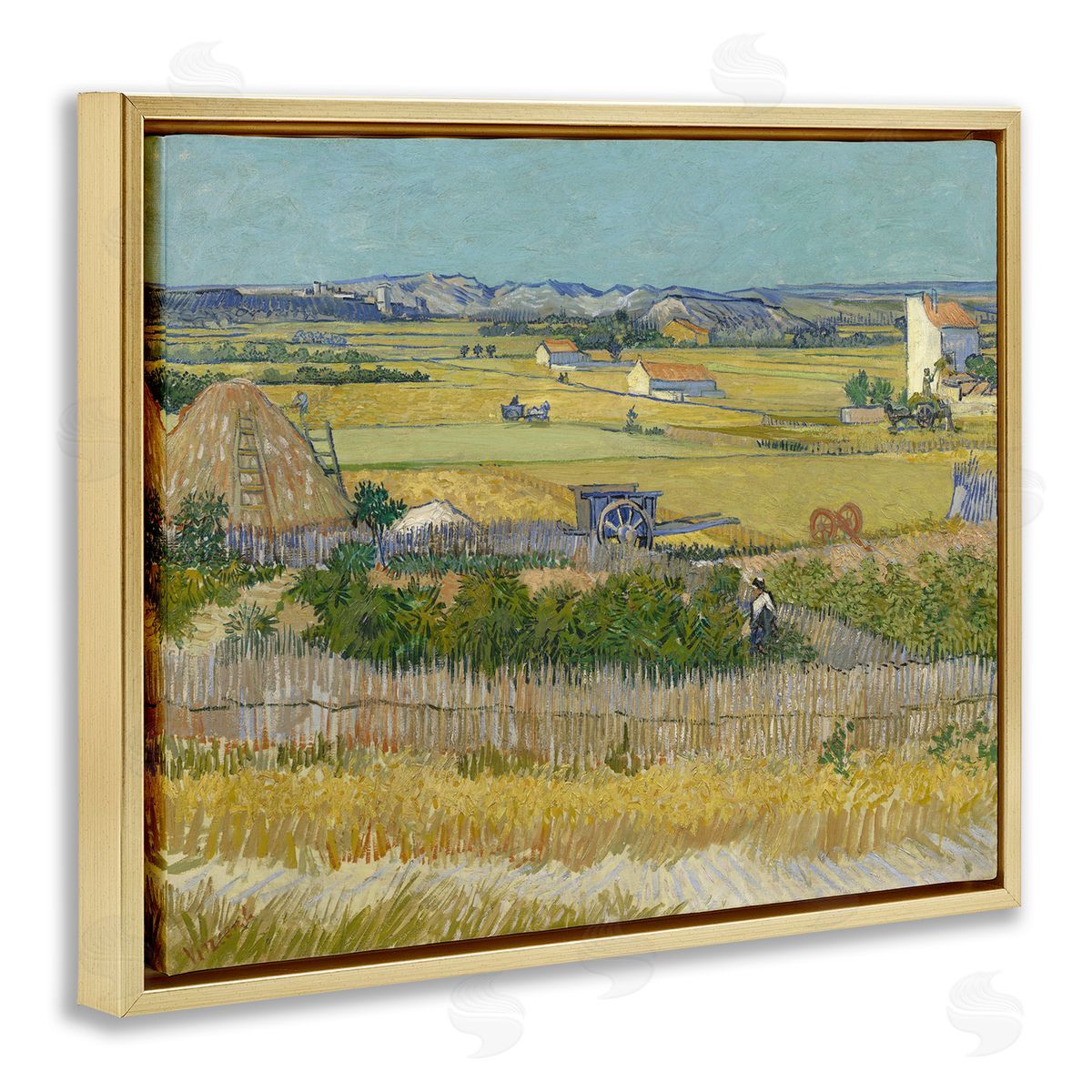 one1000paintings The Harvest Van Gogh Farmland Landscape