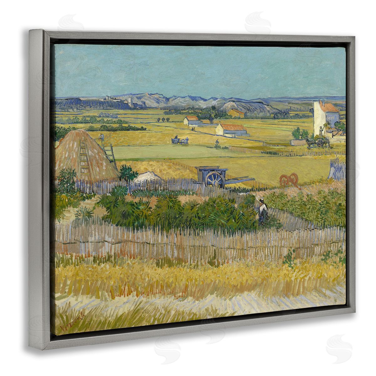 one1000paintings The Harvest Van Gogh Farmland Landscape