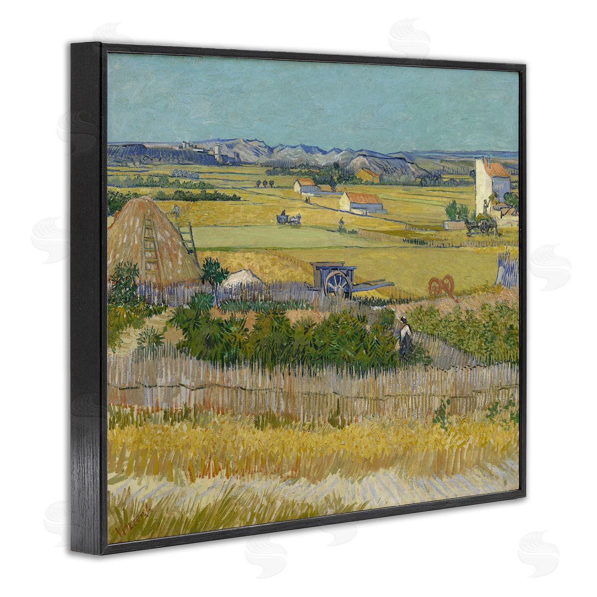 one1000paintings The Harvest Van Gogh Farmland Landscape
