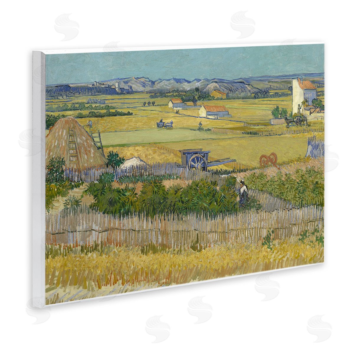one1000paintings The Harvest Van Gogh Farmland Landscape