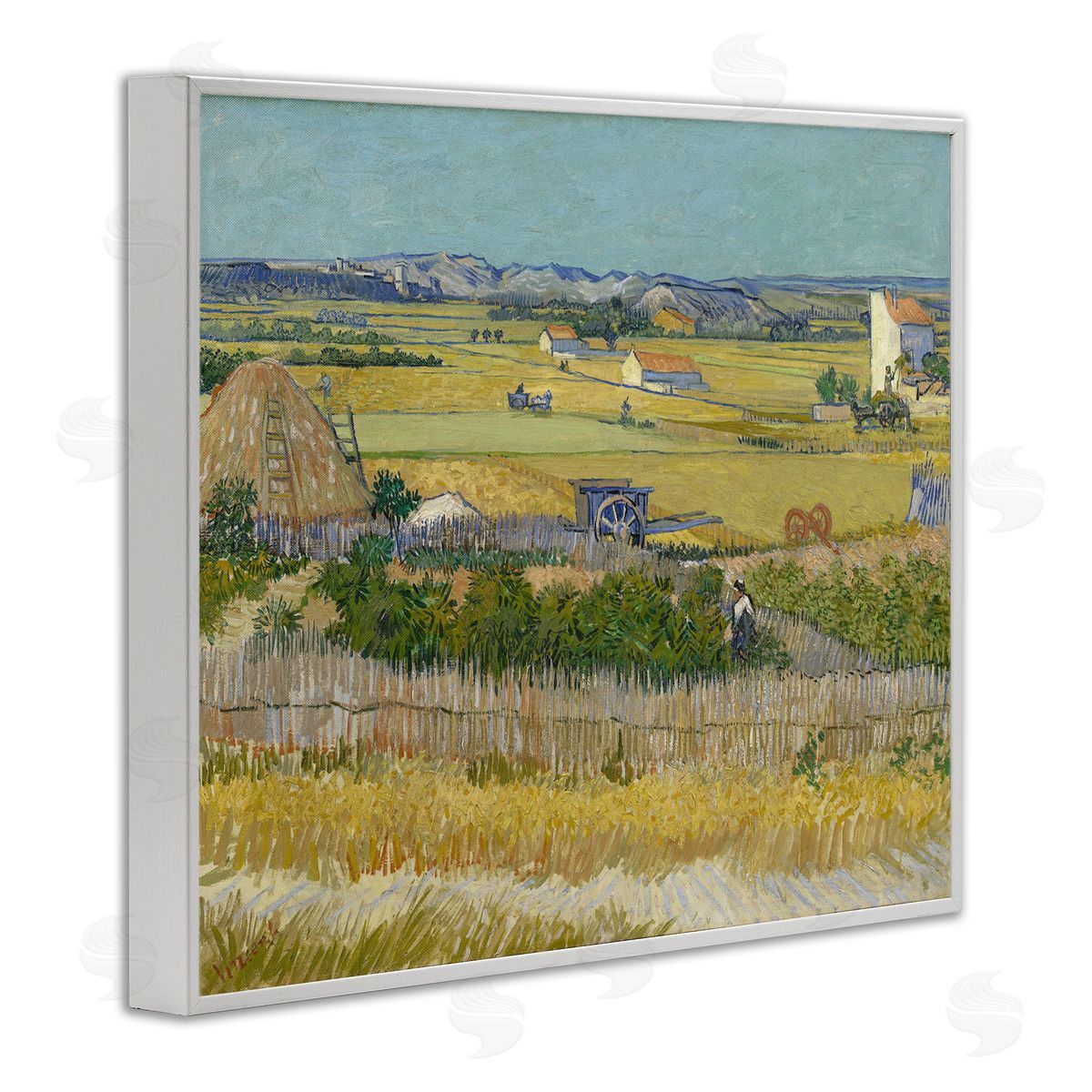 one1000paintings The Harvest Van Gogh Farmland Landscape