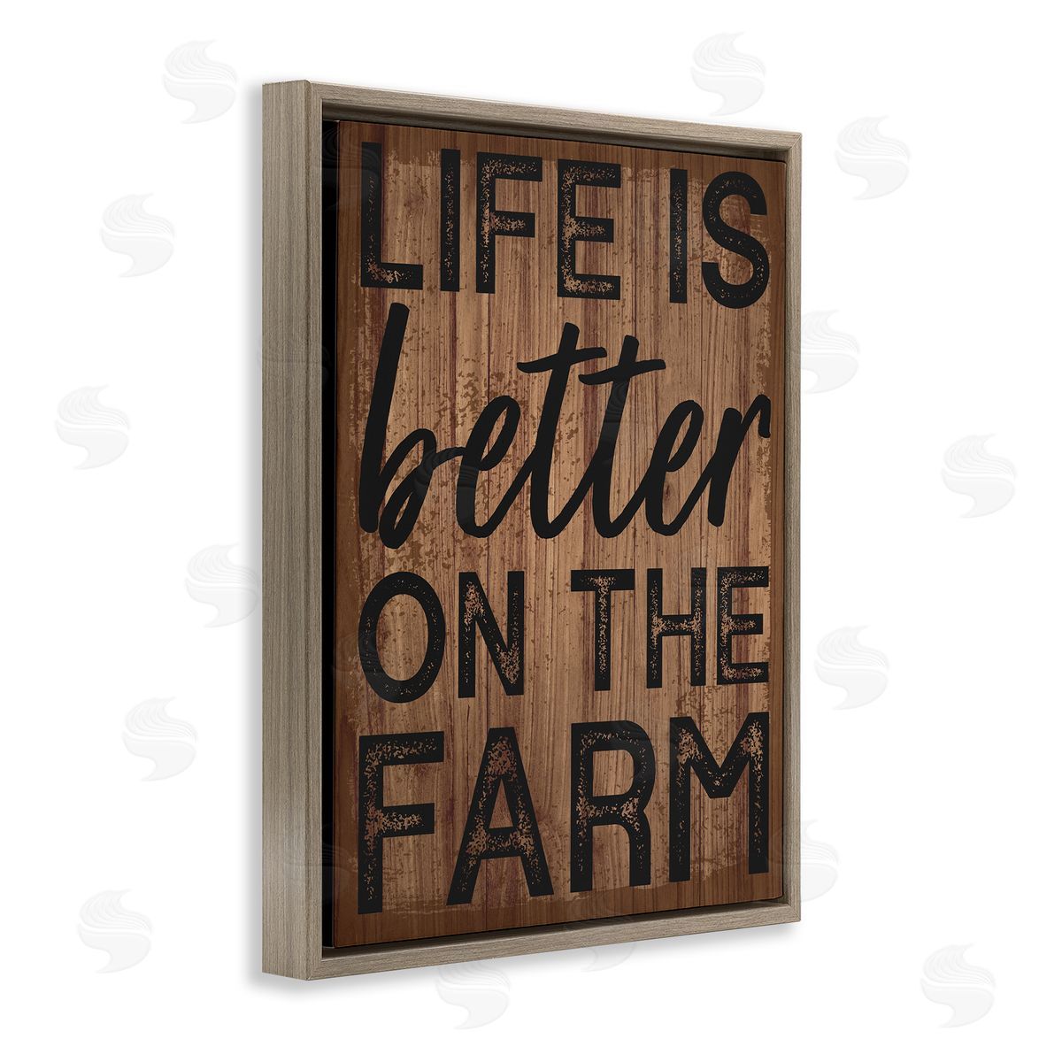 Angela Nickeas Life Better On Farm Rustic Sign