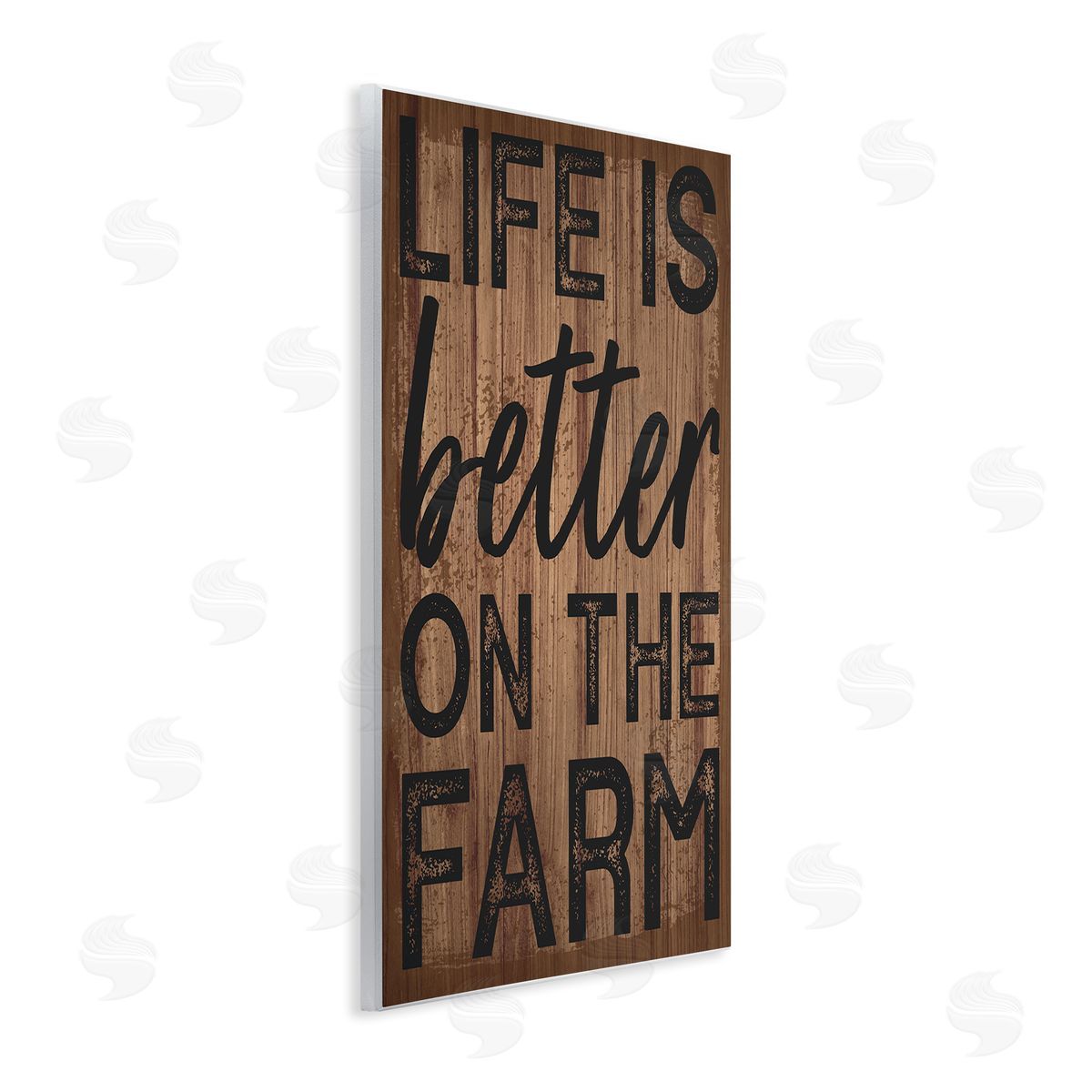 Angela Nickeas Life Better On Farm Rustic Sign