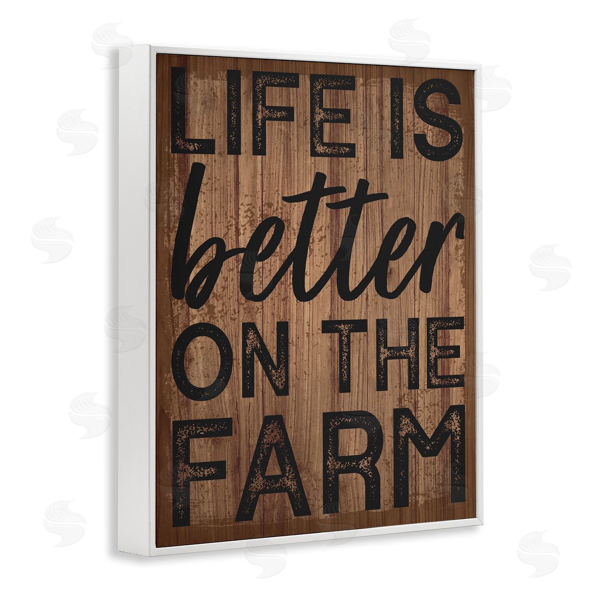 Angela Nickeas Life Better On Farm Rustic Sign