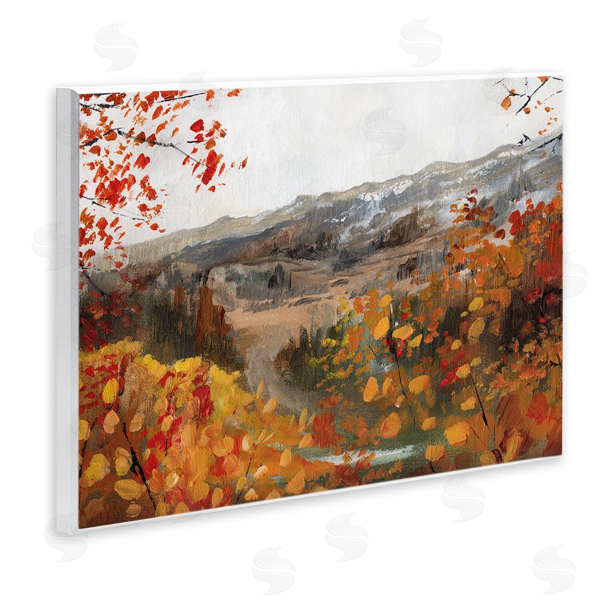 Caverly Smith Autumn Foliage Mountain Scene