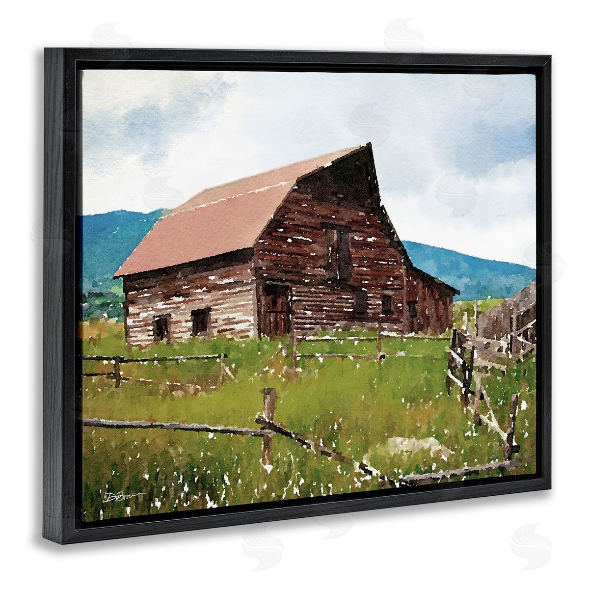Denise Brown Charming Country Cabin Scenery